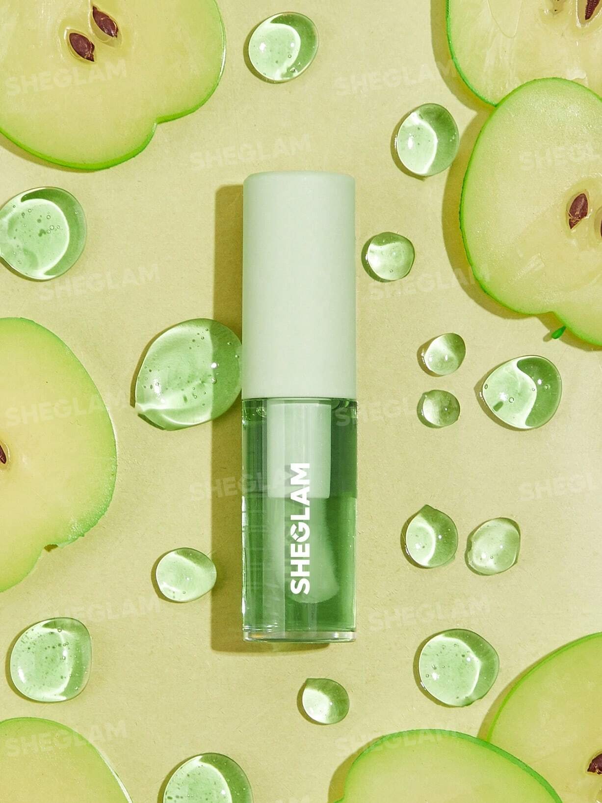 Sheglam Jelly Wow Hydrating Lip Oil Green Apple Envy - Image 5