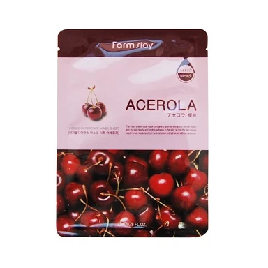 FarmStay Acerola Visible Difference Mask Sheet