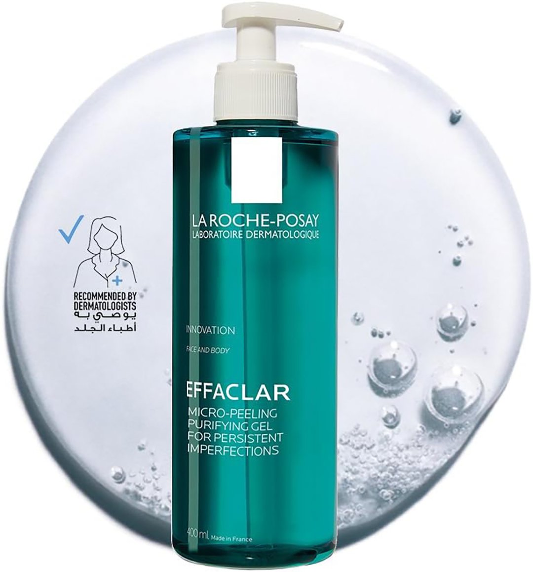 LA ROCHE-POSAY Effaclar Gel Purifiant Micro-Peeling 400ml - Image 4