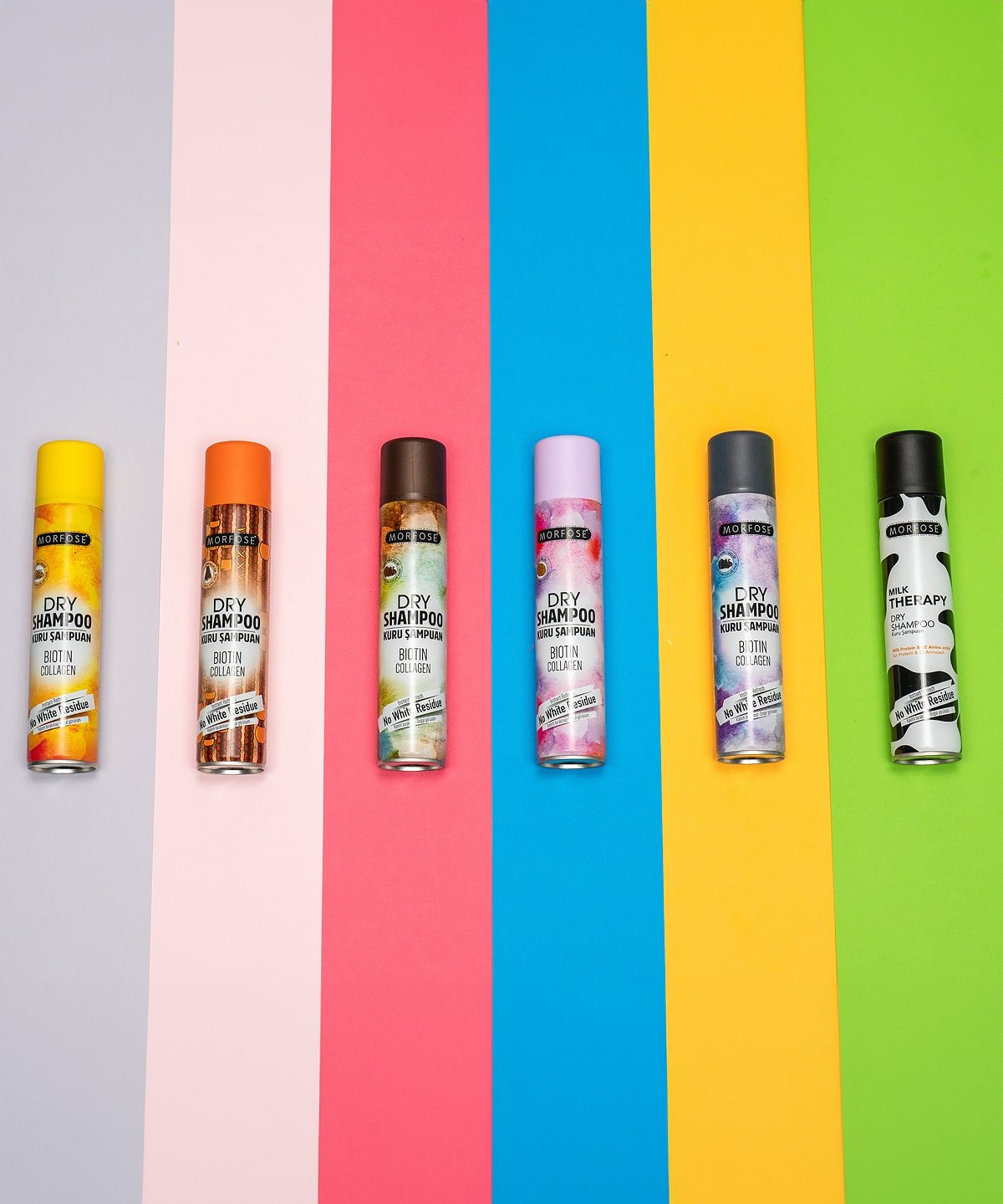 Morfose Dry Shampoo Biotin Collagen 200 ml Brown Color Hair - Image 3