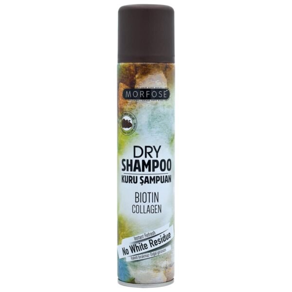 Morfose Dry Shampoo Biotin Collagen 200 ml Brown Color Hair